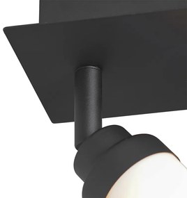 Modern fürdőszoba spotlámpa fekete IP44 - Japie