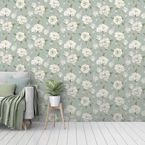 Arthouse Signature 2 Ashley Floral zöld virágos papír tapéta – 100183AH