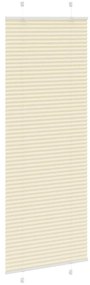 pliszírozott redőny krém 70x200 cm szövetszélesség 69,4 cm