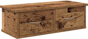 vidaXL antik fa színű szerelt fa faliszekrény 60x26x18,5 cm