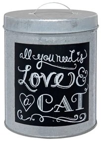 Fém tárolódoboz, All you need is love &amp; cat
