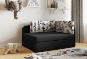 MILO kinyitható gyerek kanapé, 107x64x78, pilka/casablanka 16, balos