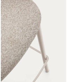 Elefántcsont színű bárszék (ülésmagasság 65 cm) Maina – Kave Home