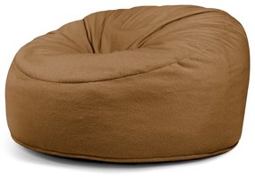 Barna buklé babzsákfotel Om 135 – SLOWDOWN