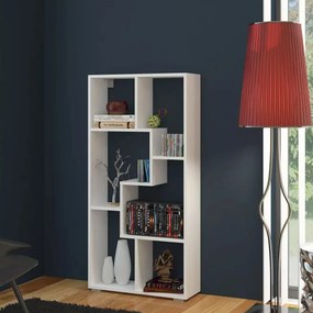 Polcos tároló könyvespolc 120x20x60cm barna KH16-1