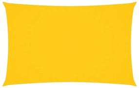 sárga téglalap alakú oxford-szövet napvitorla 5 x 8 m
