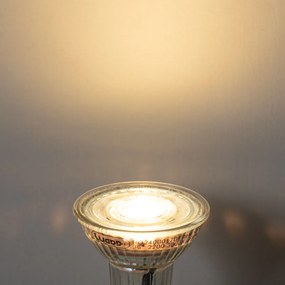 5 darabos GU10 50 mm-es, Kelvin szerint szabályozható LED izzókészlet, átlátszó, 4,9 W, 400 lm, 2200-3000 K