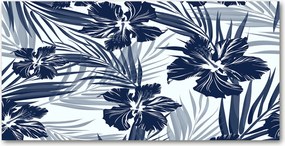 Konyhai panel Trópusi virágok 120x60 cm Ragasztó