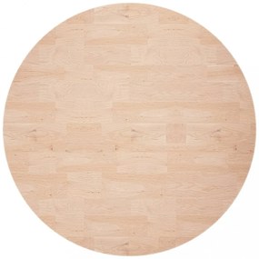 kerek kezeletlen tömör tölgyfa asztallap Ø80 x 2,5 cm
