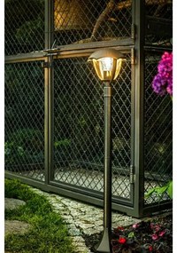 Lámpa Kerti lámpatest GRANDE-P, E27, MAX.60W, IP54, AC220-240V, 50-60Hz, pillér 1 m, fekete