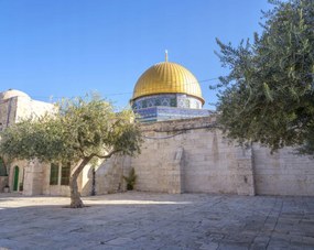 Poszter 76x60,5cm Al-Aksza mecset, Assaf Frank