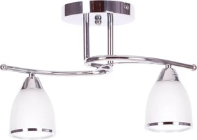 KAJA K-JSL-8090/2 CHR SAMIRA Króm Színű Mennyezeti Lámpa 2xE14 10W IP20