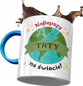 Kék Bögre Apának Apák napjára Ajándék Nyomtatott Fotóval