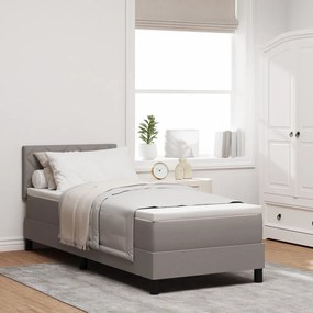 Box Spring ágy matraccal Taupe 80x200 cm Szövet