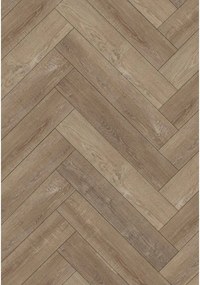 Mexen Windsor vinyl padló herringbone 635 x 127 mm SPC 6,5 mm, IPEX alátét 1,5 mm, 4 V-fuga, Tölgy