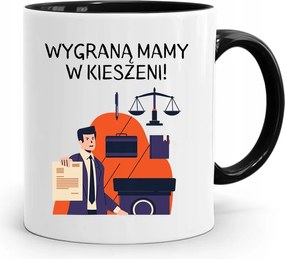 Fekete Bögre Ügyvédnek Mr. Mecenas fényképes nyomattal