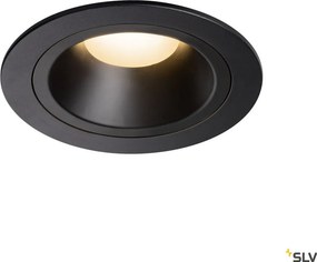 SLV 1003841 NUMINOS DL M Fürdőszobai Beépíthető Lámpa Fekete LED IP44