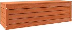 vidaXL Tároló Doboz Faggyú barna 109 x 36,5 x 33 cm Tömör fenyőfa