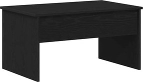 vidaXL Dohányzóasztal Fekete tölgy 80 x 50,5 x 41,5 cm Faanyag