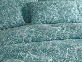 Pamut ágynemű FROSTLINE kékeszöld Ágyneműhuzat mérete: 70 x 90 cm | 140 x 200 cm