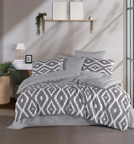Pamut lepedők Anthic szürke TiaHome - 1x Párna 90x70cm, 1x Paplan 140x200cm