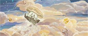 Kép - mennyei medúza (120x50 cm)