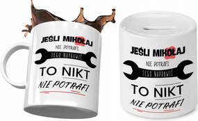 Mikulás Bögre Ajándék persely szett fényképes nyomtatással