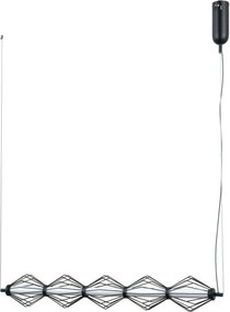 ITALUX PND-34403-5-BK SEVIL Modern Led Függesztett Lámpa Króm, Matt Fekete LED IP20