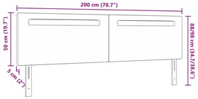 Fejtámla Egyszerű Dizájn Tiszta Fehér 200 cm Műbőr