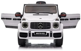 Baby Mix Mercedes-Benz, G63 AMG gyerek elektromos autó, fehér