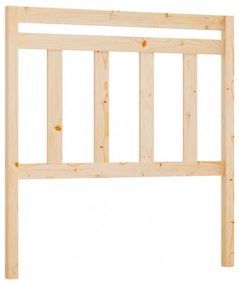 tömör fenyőfa ágyfejtámla 106 x 4 x 100 cm