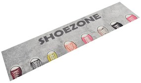 mosható shoezone feliratos bársony konyhaszőnyeg 60x300 cm