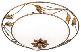 Orion DL 7-509/40 - Mennyezeti lámpa FLEUR 2xE27/60W/230V átm. 40 cm bronz