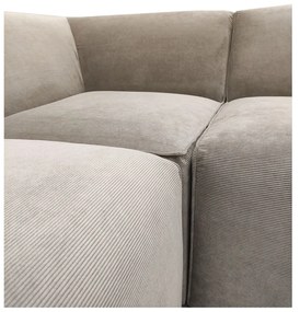 Sting bézs kordbársony sarokkanapé, jobb oldali - Scandic