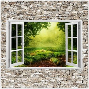 Poszterek 30x30 Fa ablak