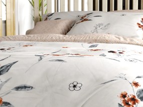 Kétoldalas ágynemű DUO SENSE SOFIRA krémszínű + párnahuzat 40x50 cm AJÁNDÉKBA Ágyneműhuzat mérete: 70 x 90 cm | 140 x 200 cm