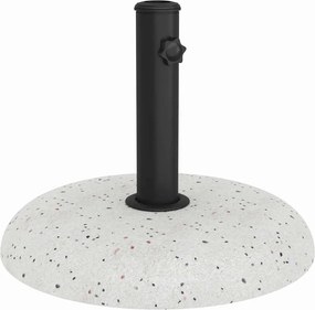 vidaXL Napernyőtalp Fehér Ø 45 x 33 cm Beton