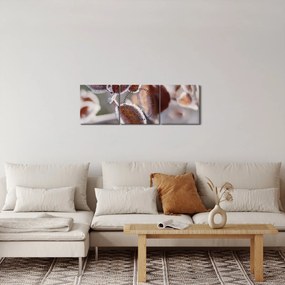 Kép - Levelek részlete (órával) (90x30 cm)