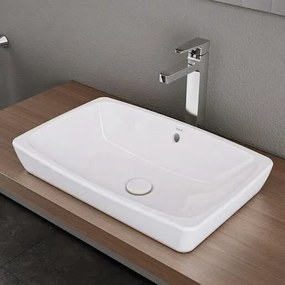 Mosdó lapra VitrA Metropole 60x40 cm fehér színben fényes felülettel csaptelep nyílás nélkül 5668-003-0012