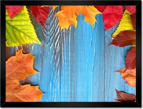 Poszterek keretben 40x30 Színes őszi levelek