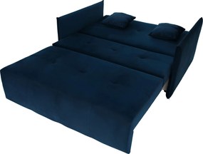 Kinyitható 3-as ülés, párizsi kék szövet Riviera, ALANA