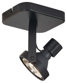 Design mennyezeti spotlámpa fekete GU10 70mm forgatható és dőnthető - Vo