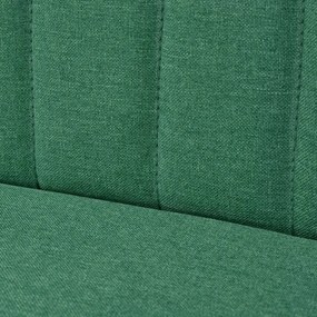 zöld szövetkanapé 117 x 55,5 x 77 cm