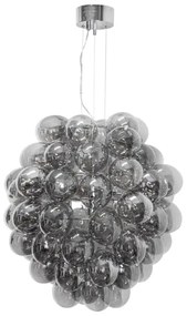 ByRydens 4202230-4500 - DELUXE zsinóros csillár 4xE14/5W/230V szürke/füstszínű