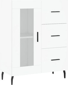 vidaXL fehér szerelt fa tálalószekrény 69,5 x 34 x 90 cm