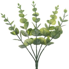 Eukaliptusz műnövény, 27cm magas, 12cm széles - Zöld