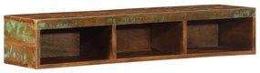 tömör újrahasznosított falra szerelhető TV-szekrény 100x30x19cm