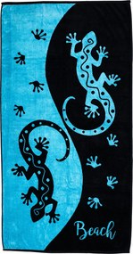 SALINA Strandtörölköző kék 165x90cm