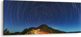 Forgó csillagok képe (120x50 cm)