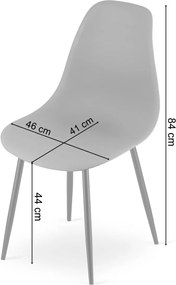 OSAKA étkezőszék, narancs